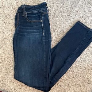 American Eagle Dark Wash Jeggings Size 0